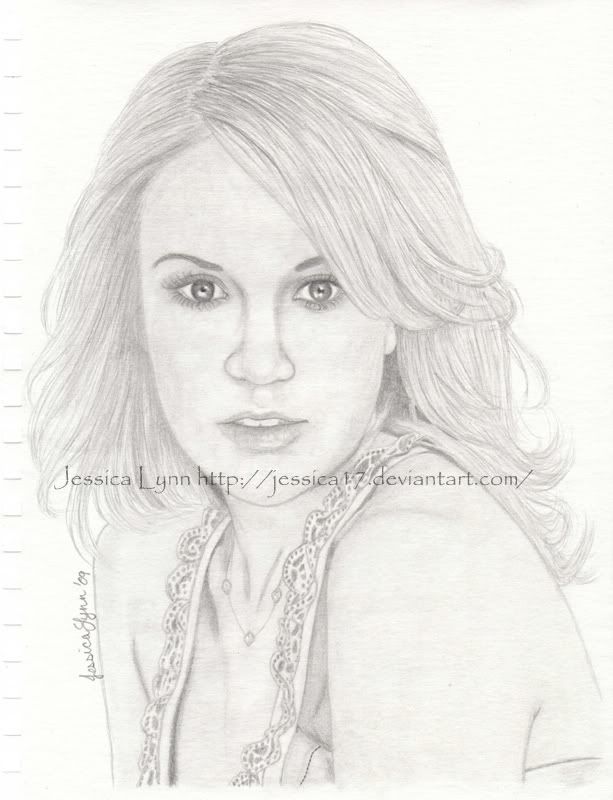 Carrie Underwood Drawing. Carrie Underwood..love her!