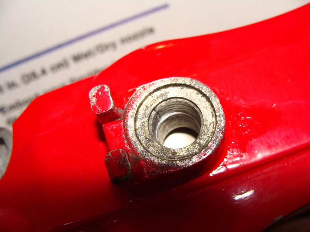 Stripped banjo bolt hole in caliper 6th Gen Accord DIY and