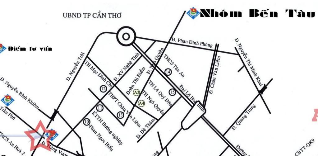 học sinh huyện An Phú đi thi Đại học tại Cần Thơ