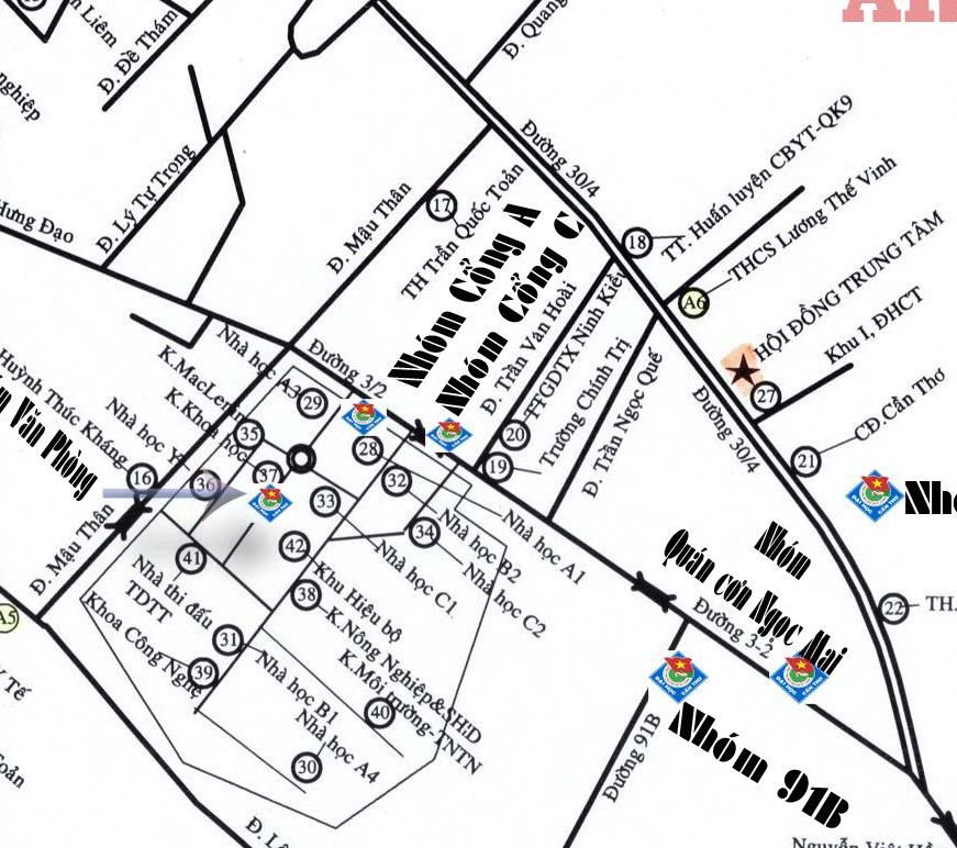 học sinh huyện An Phú đi thi Đại học tại Cần Thơ