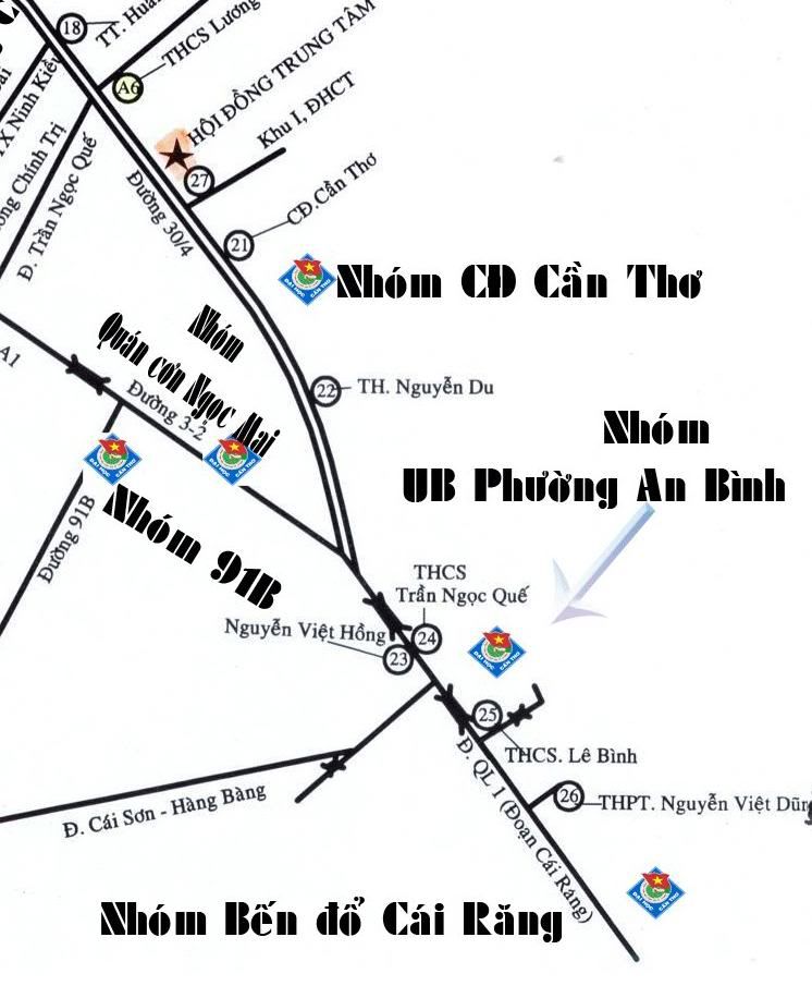 học sinh huyện An Phú đi thi Đại học tại Cần Thơ