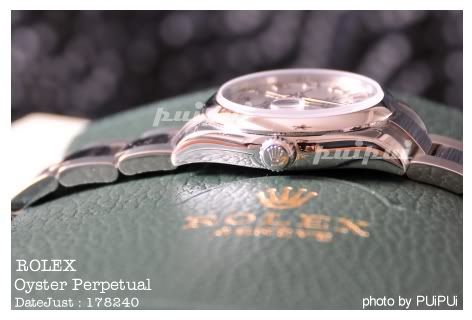 ...ROLEX  OYSTER PERPETUAL DATEJUST 178240 LADY SIZE...