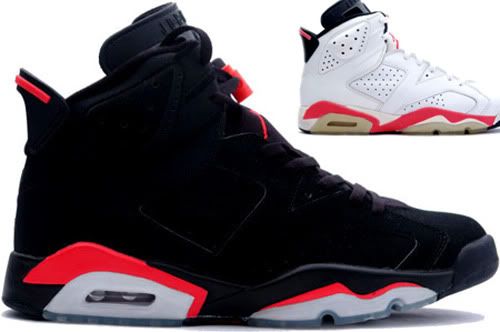'Air Jordan VI (6) Retro Infrared Package' Pictures, Images and Photos