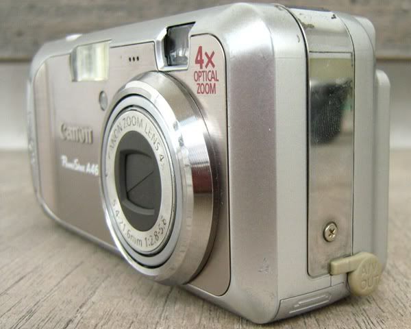Canon PowerShot A460_Silver_SN 4346011745_Depan Kiri