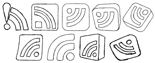 Hand Drawn RSS Icons