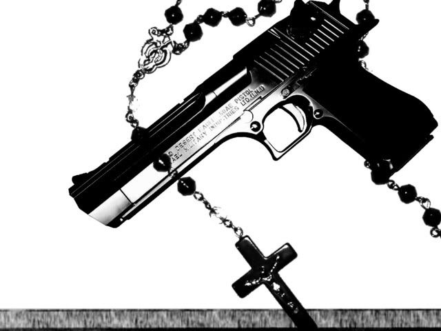 guns and cross Pictures, Images and Photos
