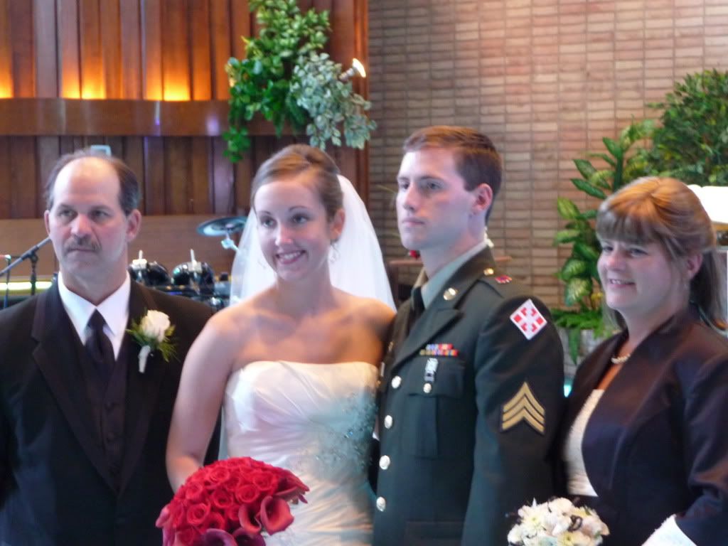 Bride, Groom, and Groom's Parents
