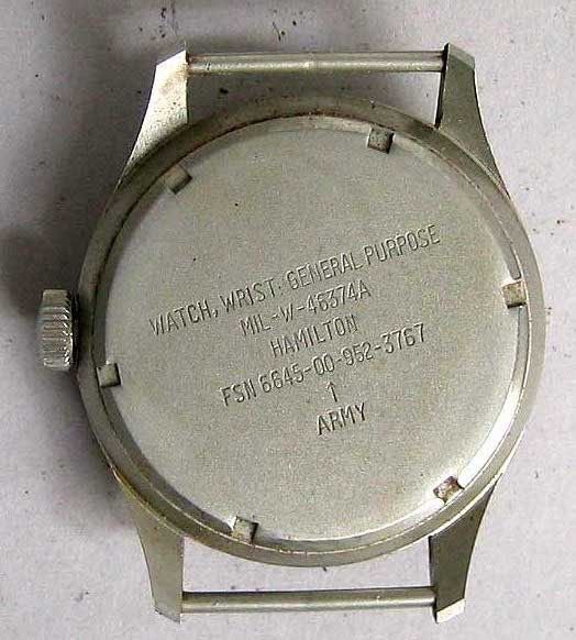 Where are serial numbers located on a Benrus watch?