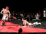 CMPunk-ChairShootLegDrop.gif Chair Shoot + Leg Drop with Chair. image by Clipper__4564Z
