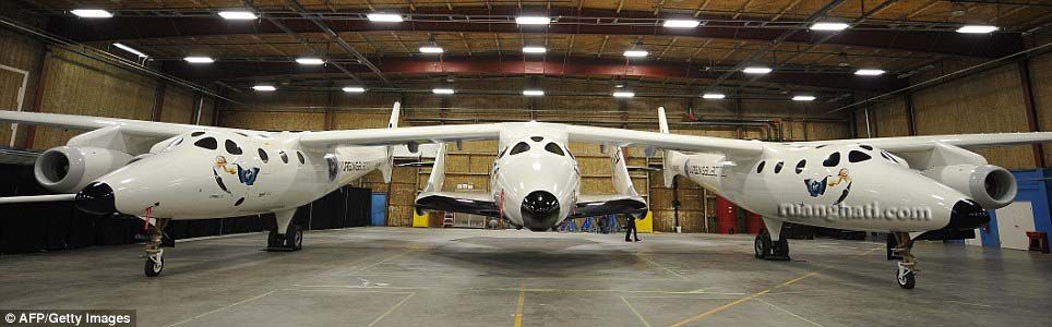 Virgin pesawat luar angkasa pertama