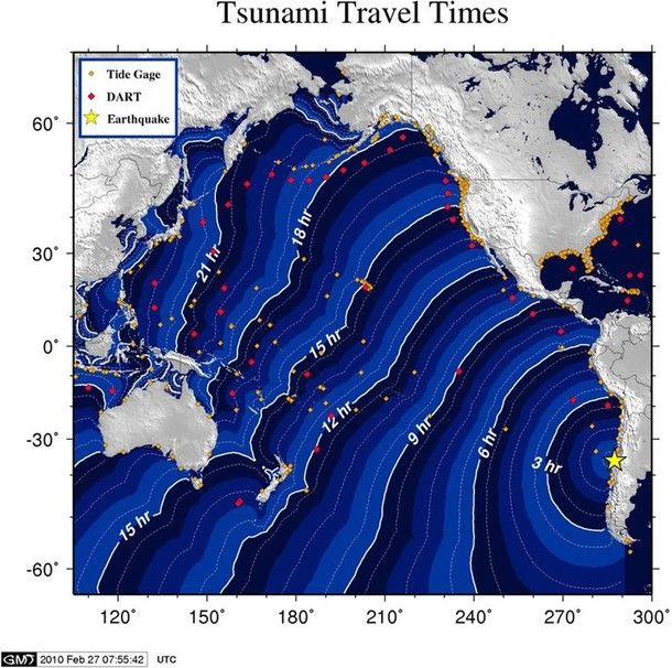 Potensi tsunami sangat besar terjadi, dan hal ini menjadikan semua negara-negara dikawasan ring samudra Pasifik waspada