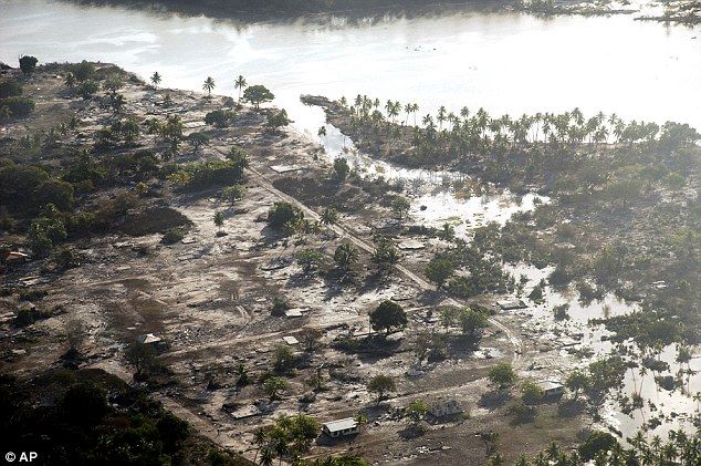Foto-foto gempa dan tsunami di Samoa
