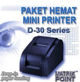 Mini Printer sistem drop in paper sangat mudah dioperasikan Mini Printer Kasir Kecepatan Tinggi dengan harga terjangkau