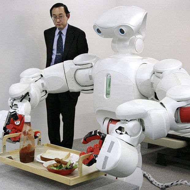 Pelayan dan koki yang masak pun bisa digantikan robot