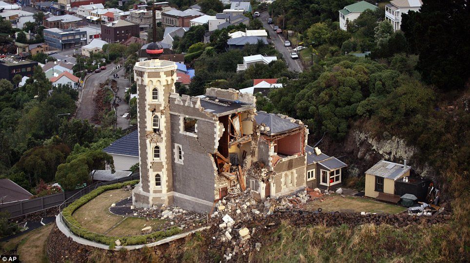 Foto Gempa New Sjaelland Selandia Baru