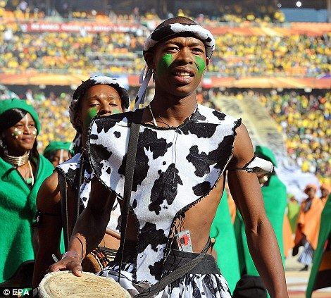 Foto acara pembukaan ceremonial Piala Dunia 2010 Afrika Selatan,  Lengkap