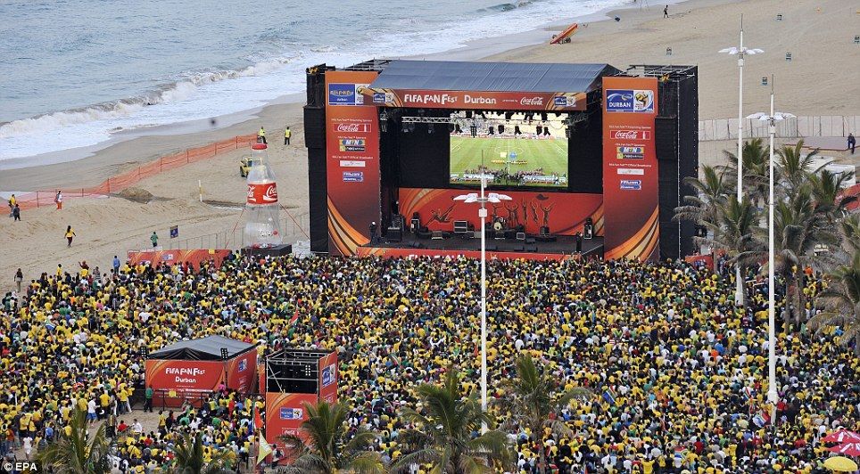 Foto acara pembukaan ceremonial Piala Dunia 2010 Afrika Selatan,  Lengkap
