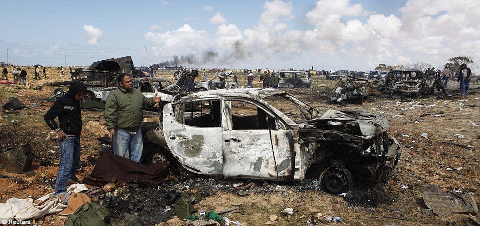 Serangan sekutu ke Libya