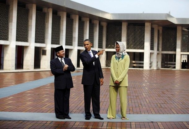 Obama ke Masjid Istiqlal Jakarta