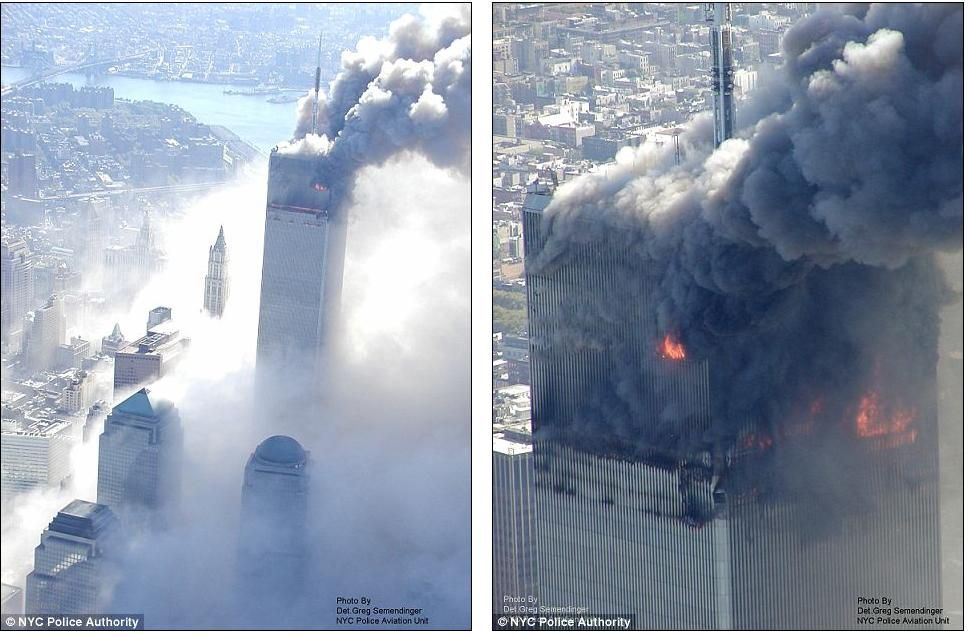 foto foto serangan teroris di nwe york gedung wtc 11 september