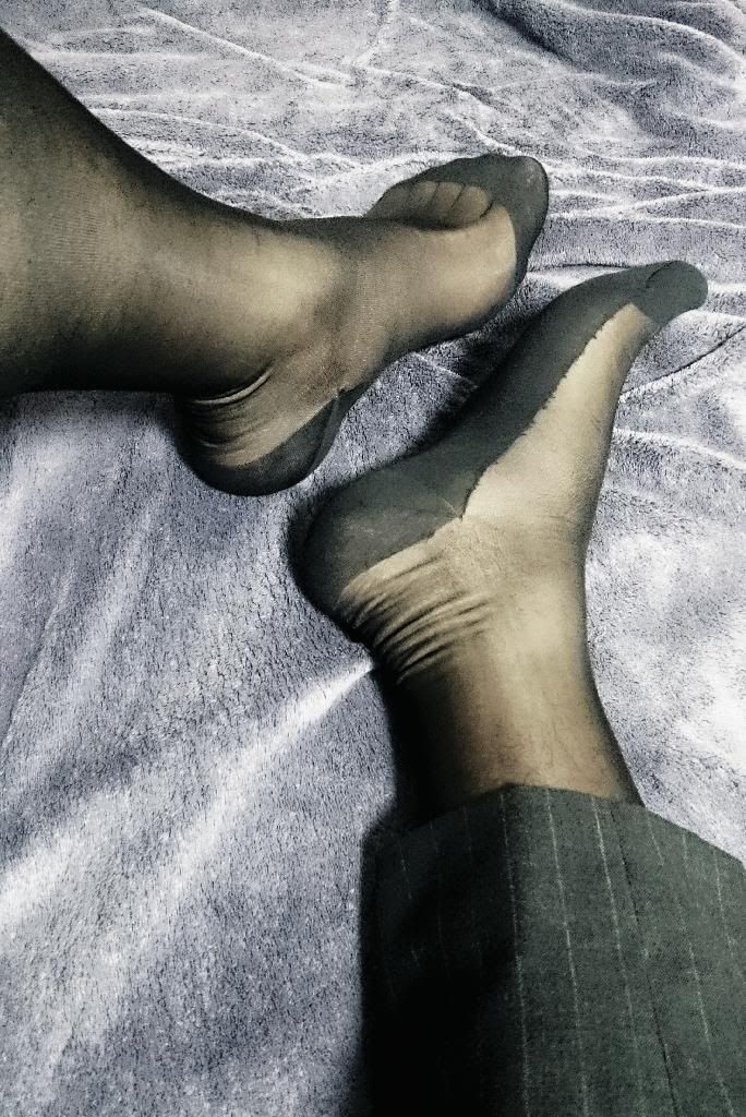 Exclusive Japanese Men's Sheer Socks Plain OTC Business Men Must Have