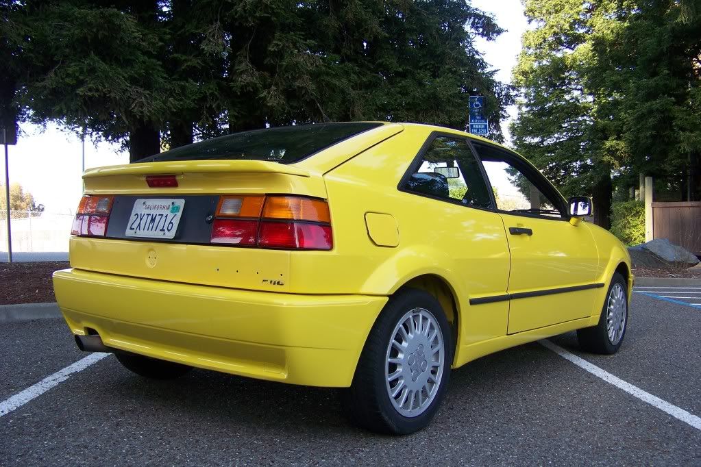 FS 90 VW Corrado G60 Nugget Yellow Clean title Smogged 2800