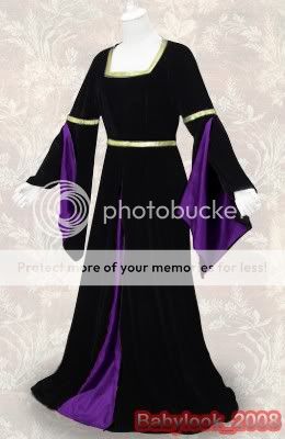 Medieval Renaissance Gown Costume Wedding Dress SCA  